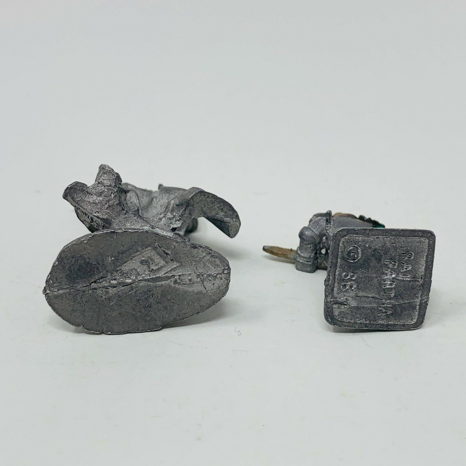 4 Miniatures Metal Figures Ral Partha & RAFM Orc Biker Elven Dwarf Mixed Lot 90s
