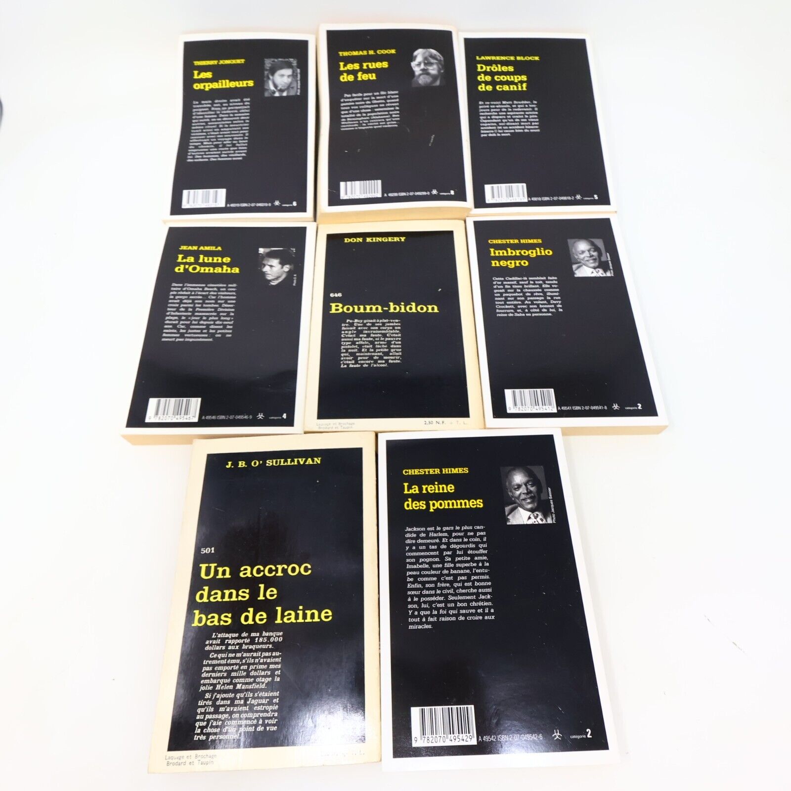 Collection Série Noire nrf Lot 32 Livres Français French Gallimard Paperback PB