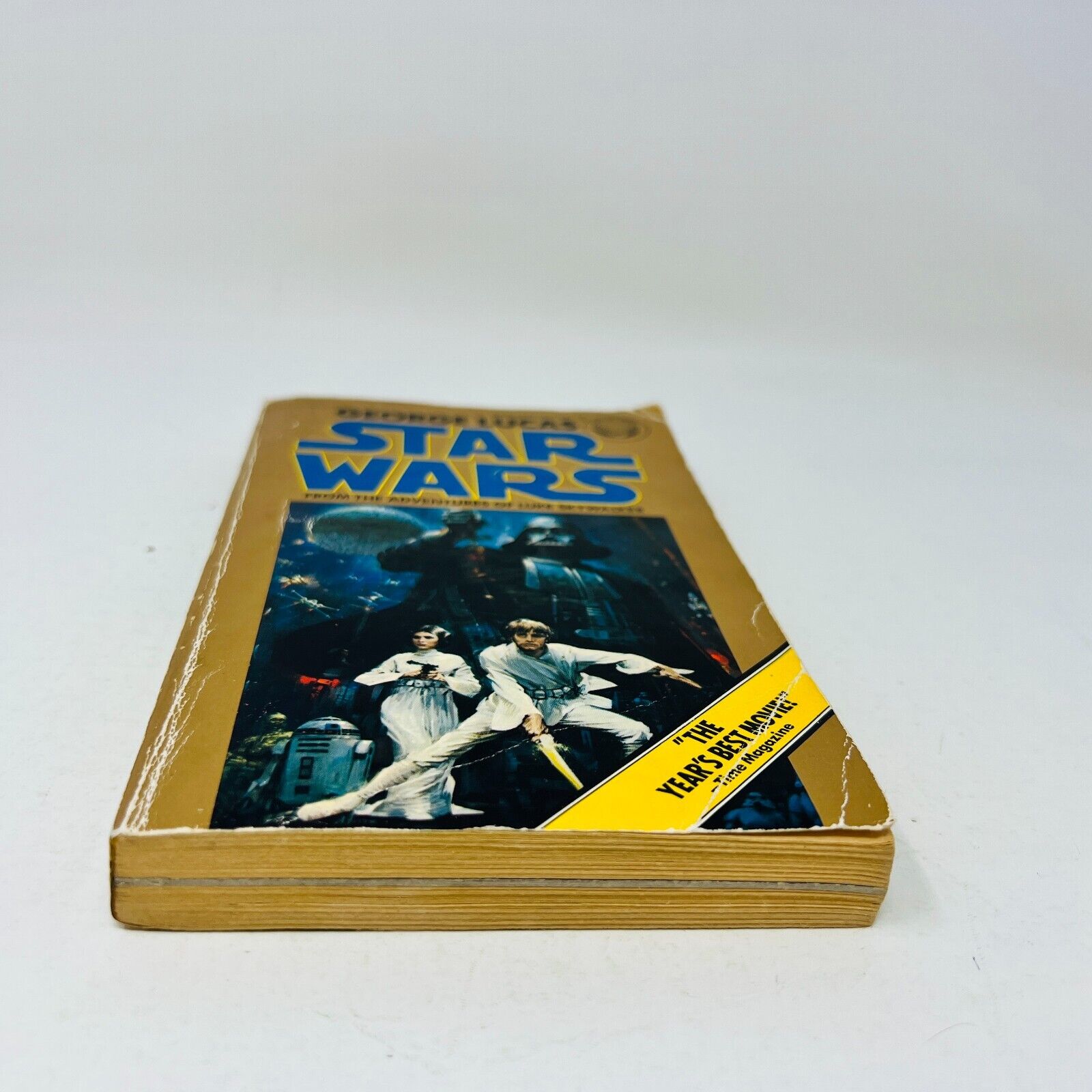 1977 Star Wars by George Lucas Mass Market Paperback Book 6th Print Movie Tie-in