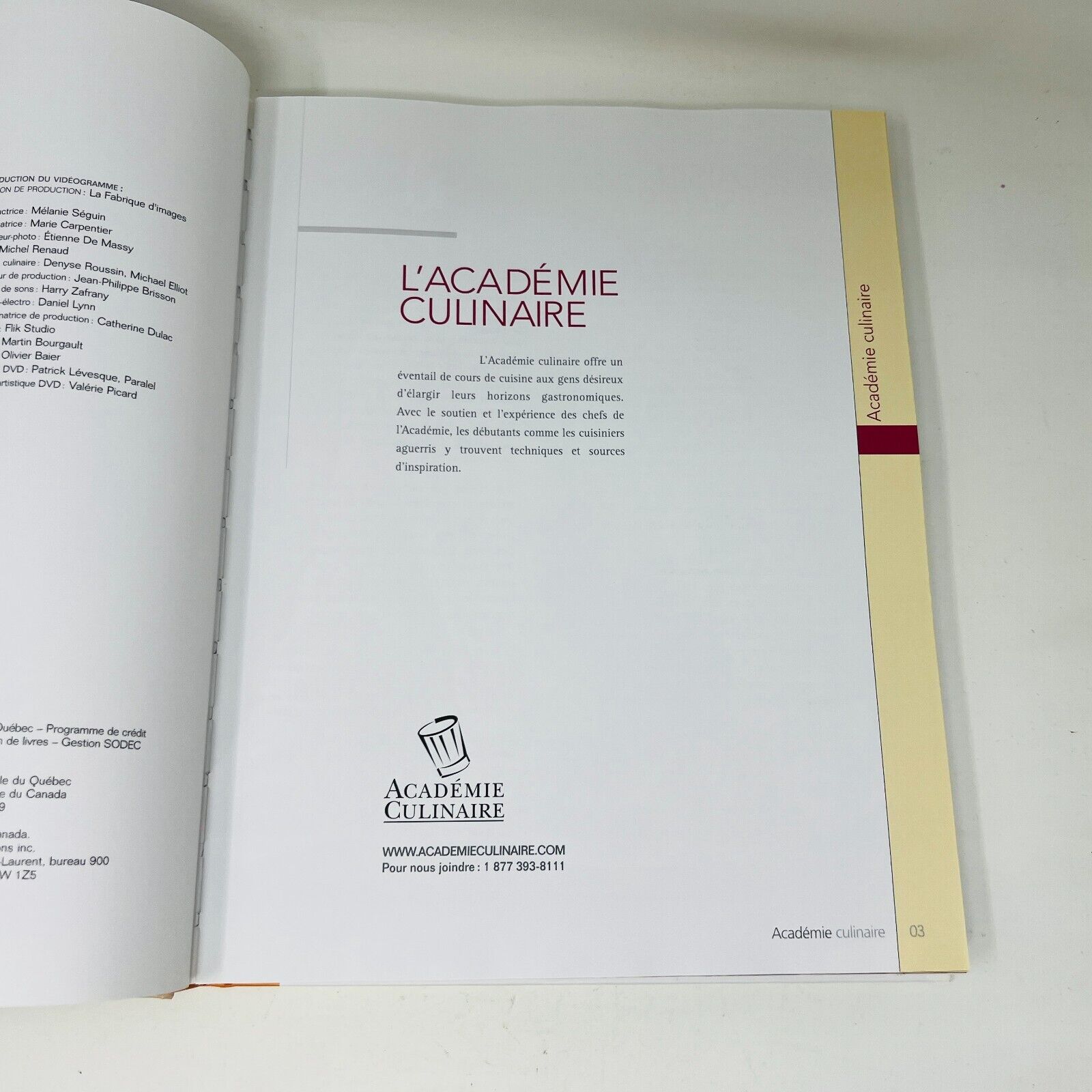 2005 Pour le Plaisir de Cuisiner Cuisine Recettes Académie Culinaire du Québec