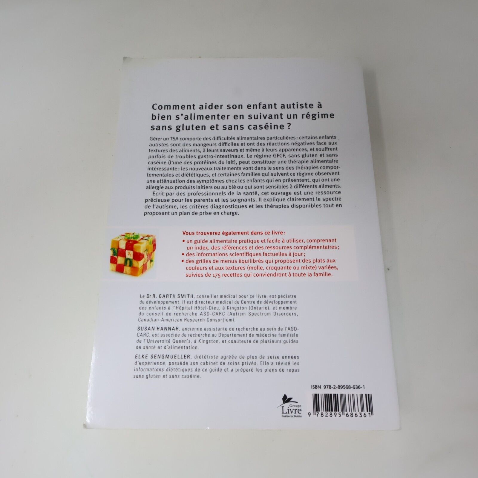 2015 Les Troubles du Spectre de l'Autisme Guide de Santé et d'Alimentation TSA