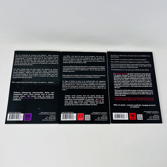 2010 Ailleurs/L'Amour à Mort/Non c'est Non Tabou Lot 3 Livres Romance Français