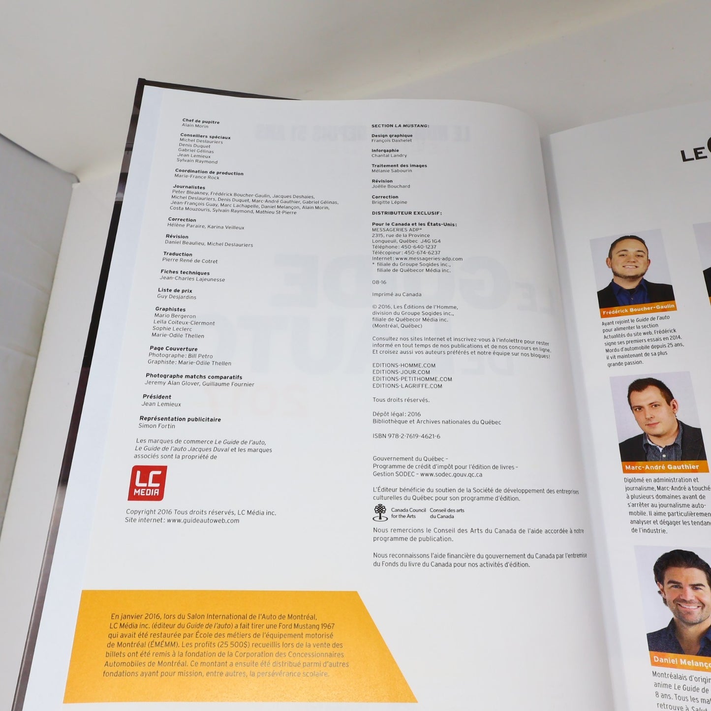 Le Guide de l'Auto 2017/2018 Lot 2 Livres Duquet/Gélinas Transports Automobile