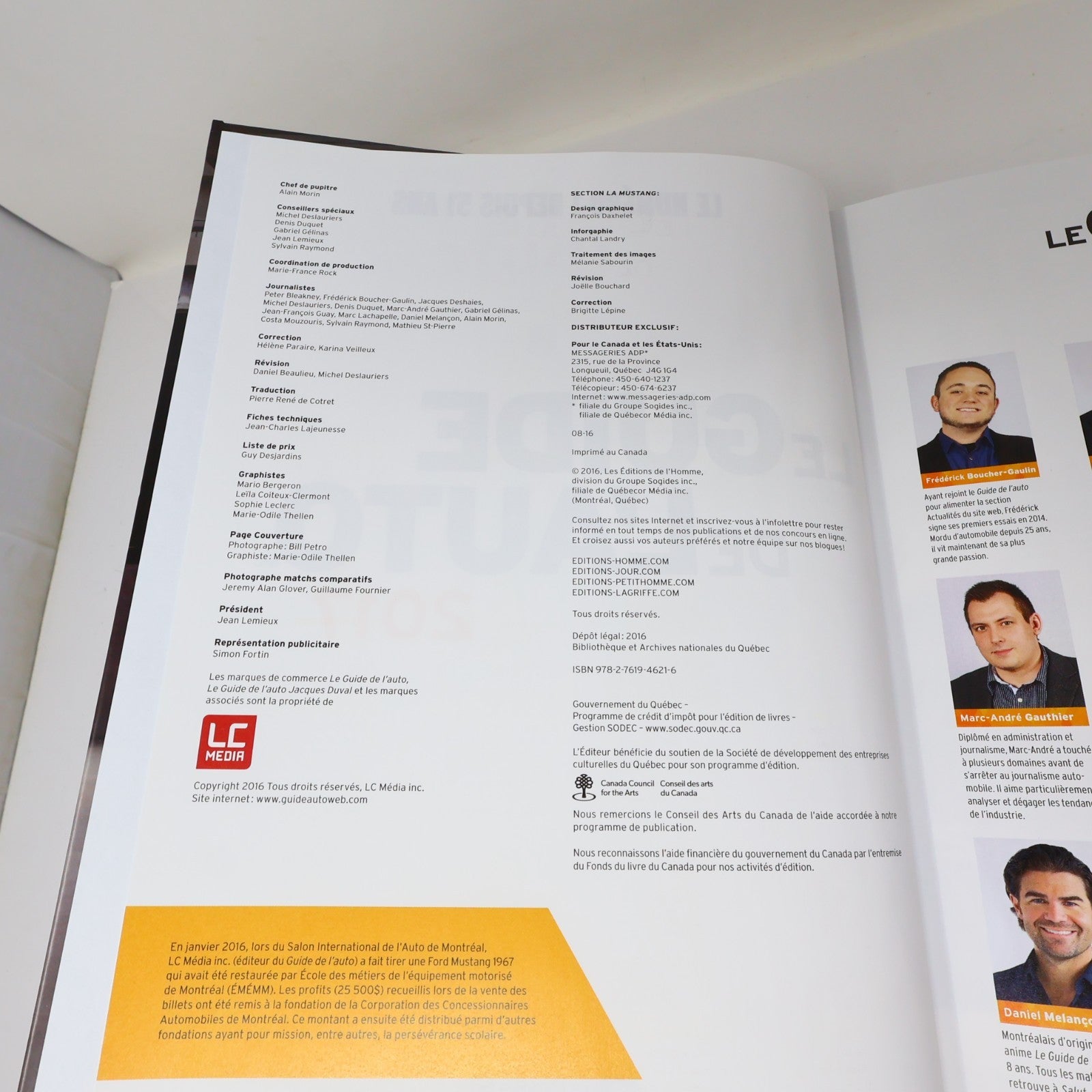 Le Guide de l'Auto 2017/2018 Lot 2 Livres Duquet/Gélinas Transports Automobile