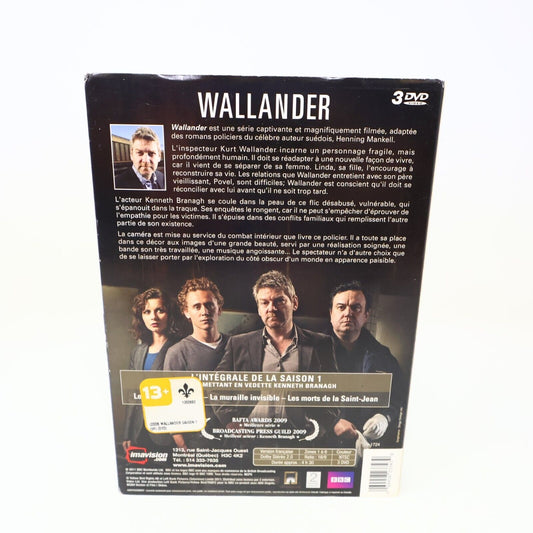 Wallander L'Intégrale de la Saison 1 DVD Kenneth Branagh Testé Français NTSC