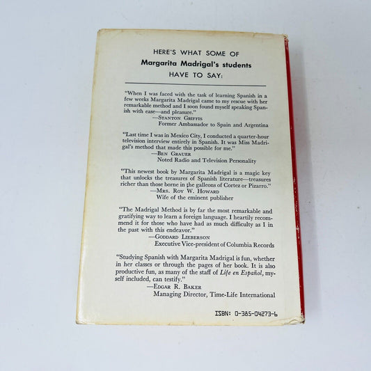 1953 Margarita Madrigal's Magic Key to Spanish Illustrations by Andy Wahrol HC