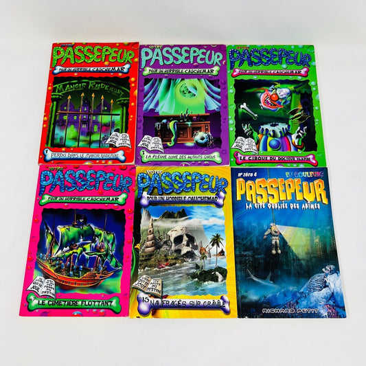 Lot de 10 Livres Passepeur Horrible Cauchemar/Trio Compilation de Richard Petit