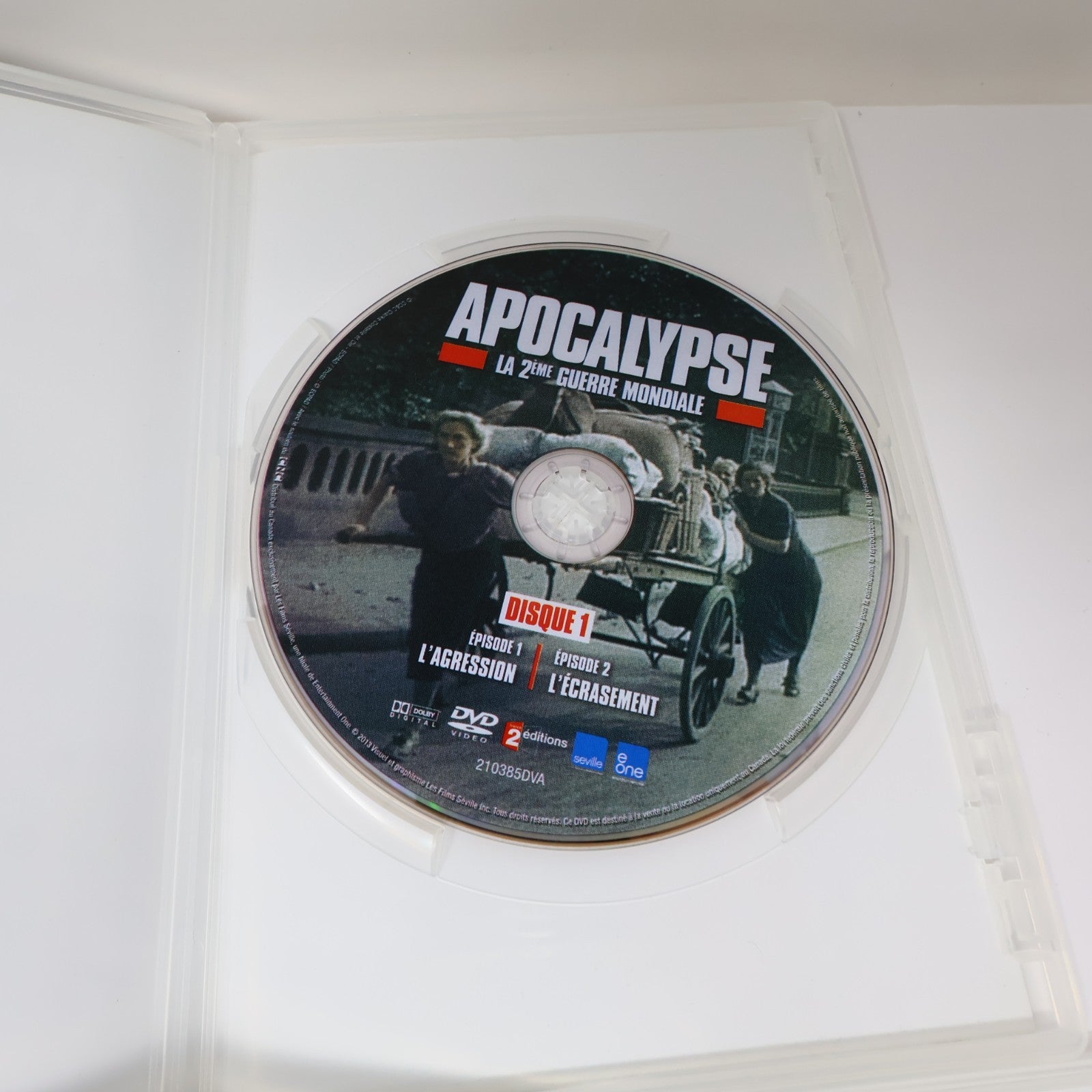 Apocalypse La 2ème Guerre Mondiale en Couleur WW2 DVD NTSC Clarke/Costelle Testé