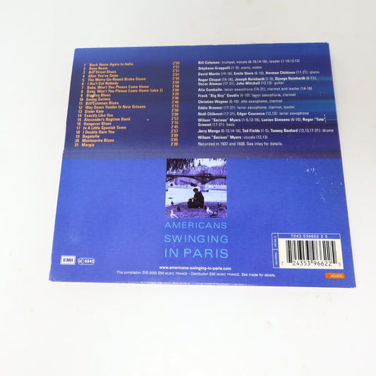 Americans Swinging in Paris CD Bill Coleman EMI 2002 Jazz 7243 53962 2 2000s