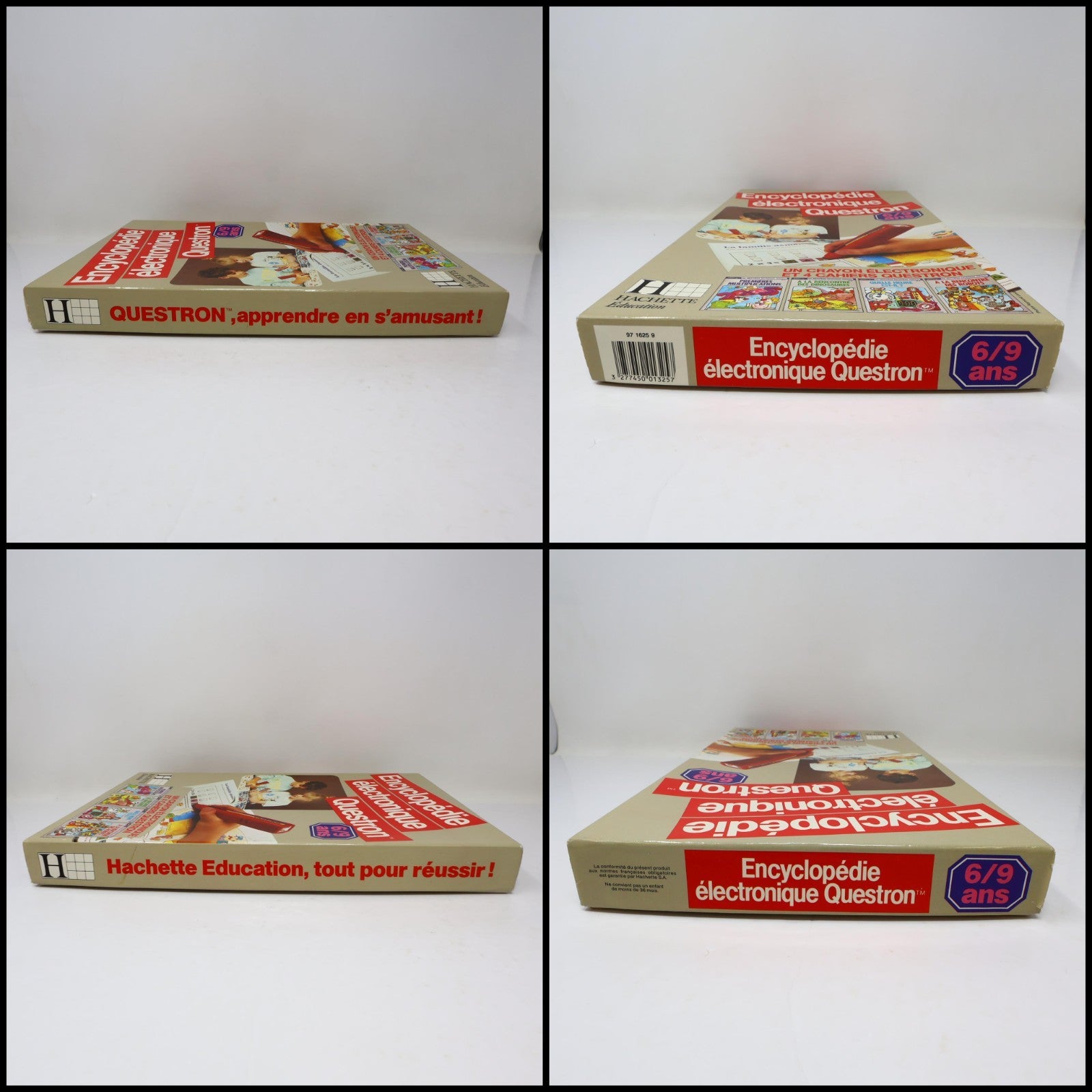 Encyclopédie Électronique Questron Hachette 6-9 ans 1986 Français/French Testé
