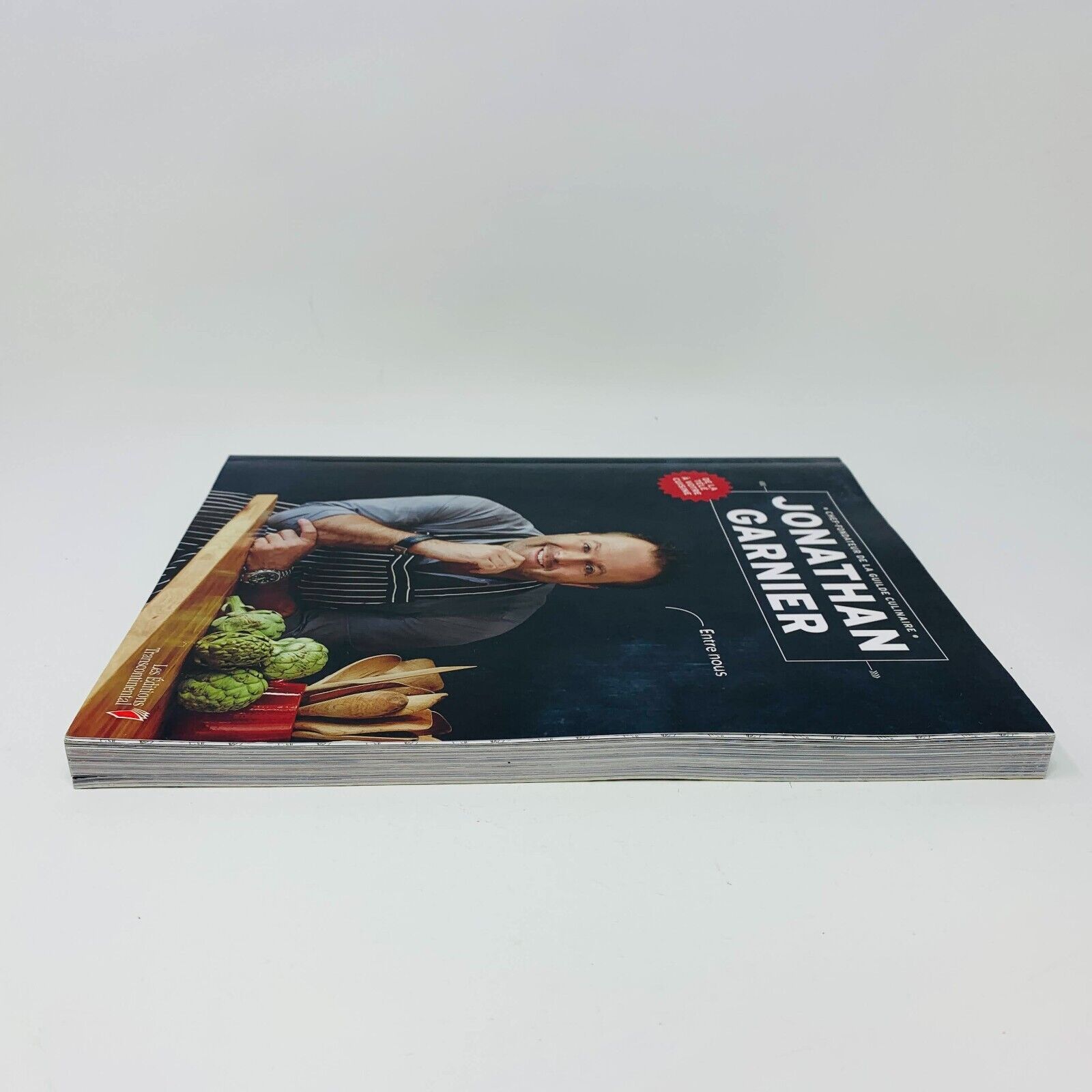 2013 Entre Nous de Jonathan Garnier Livre de Recettes Cuisine Signé en Français