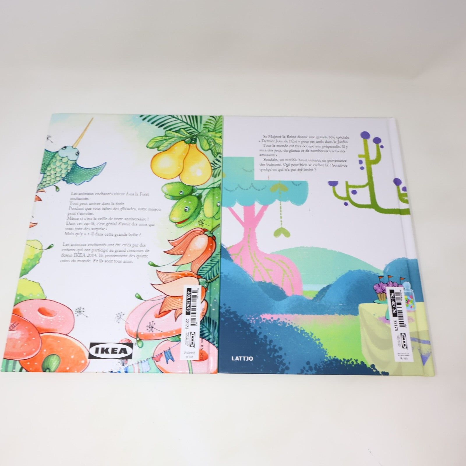 Lot 3 Livres Ikea Jeunes Enfants Fête Parfaite/Amis de la Forêt Enchantée French