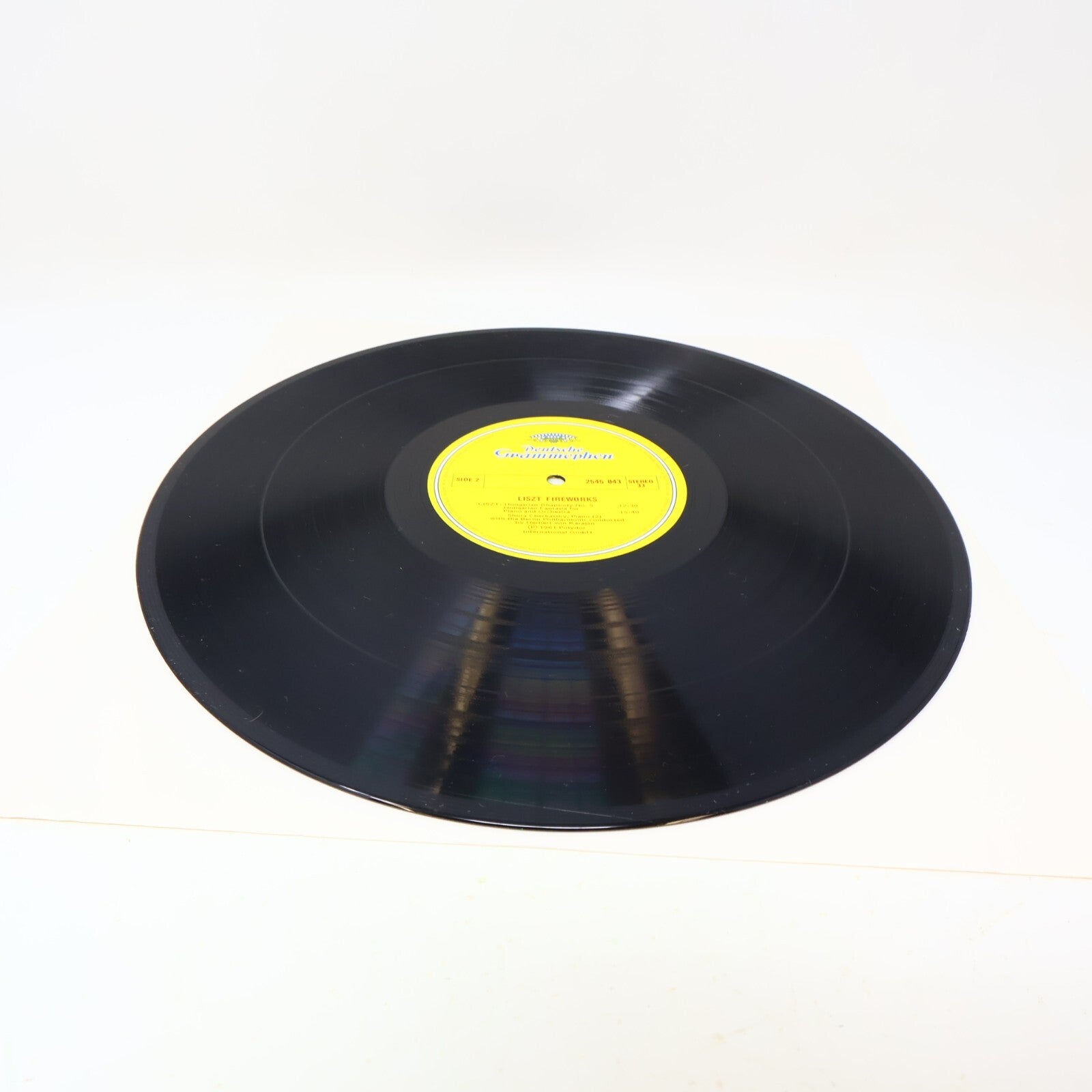 Liszt Fireworks von Karajan Cherkassky Berlin Philharmonic LP Record 2530 788