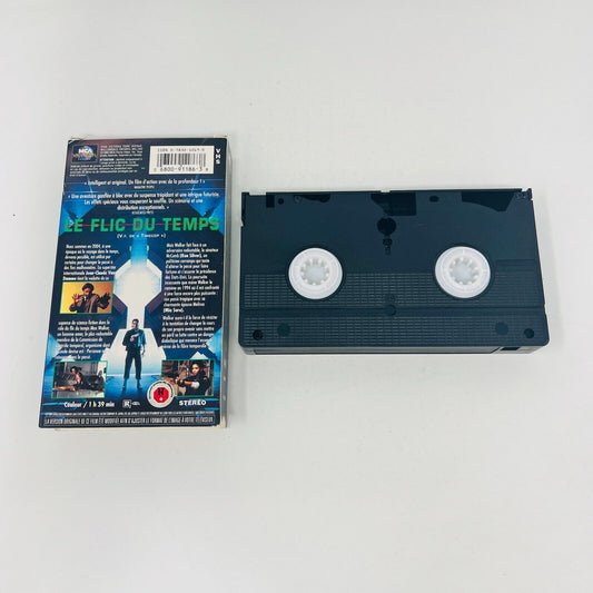 1995 Le Flic du Temps VHS NTSC Testé Van Damme Timecop en Français/French Action
