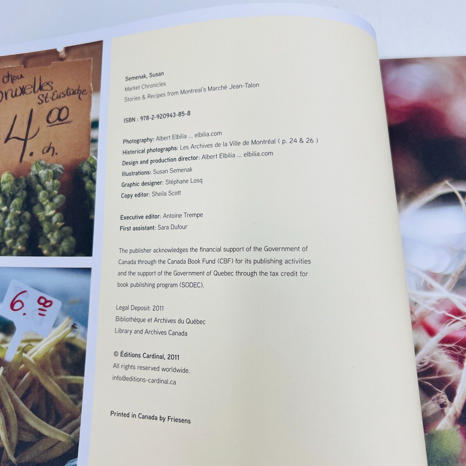 Market Chronicles Stories and Recipes from Montreal's Marché Jean-Talon Cookbook