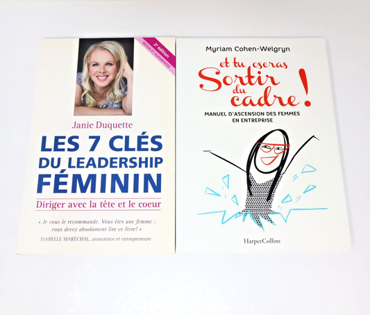 Les 7 Clés du Leadership Féminin/Et tu Oseras Sortir du Cadre Lot 2 Livres PB