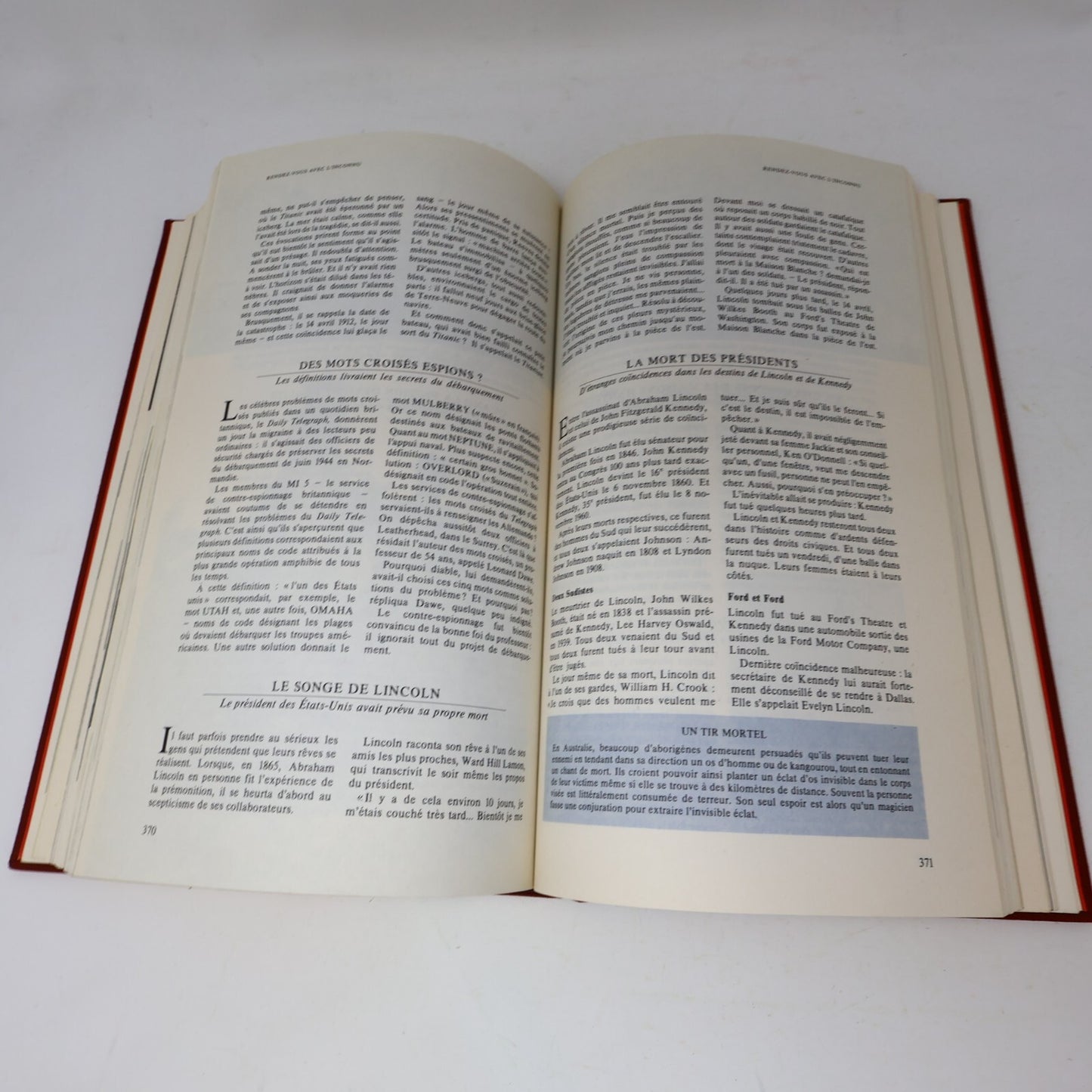 1979 Histoires et Récits Insolites Ésotérisme Reader's Digest Français Livre 70s
