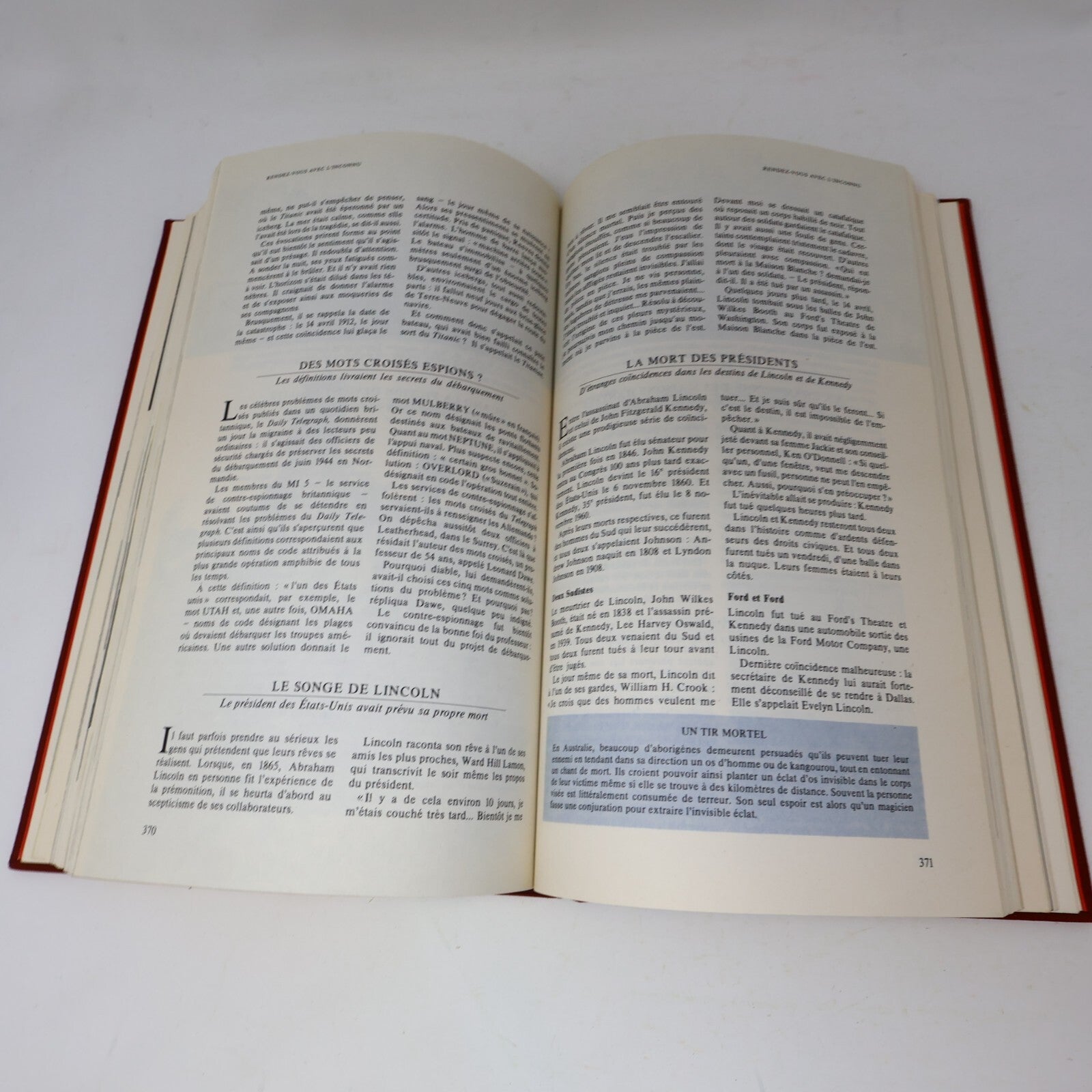 1979 Histoires et Récits Insolites Ésotérisme Reader's Digest Français Livre 70s