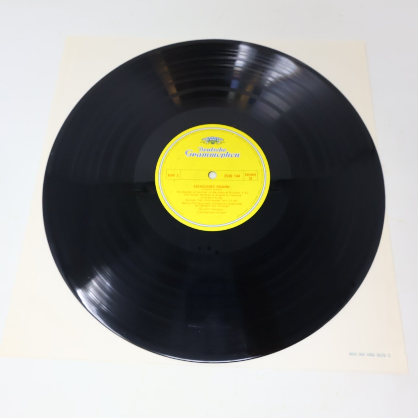 Herbert von Karajan Rossini Ouvertüren Berliner Philharmoniker Record 2530 144
