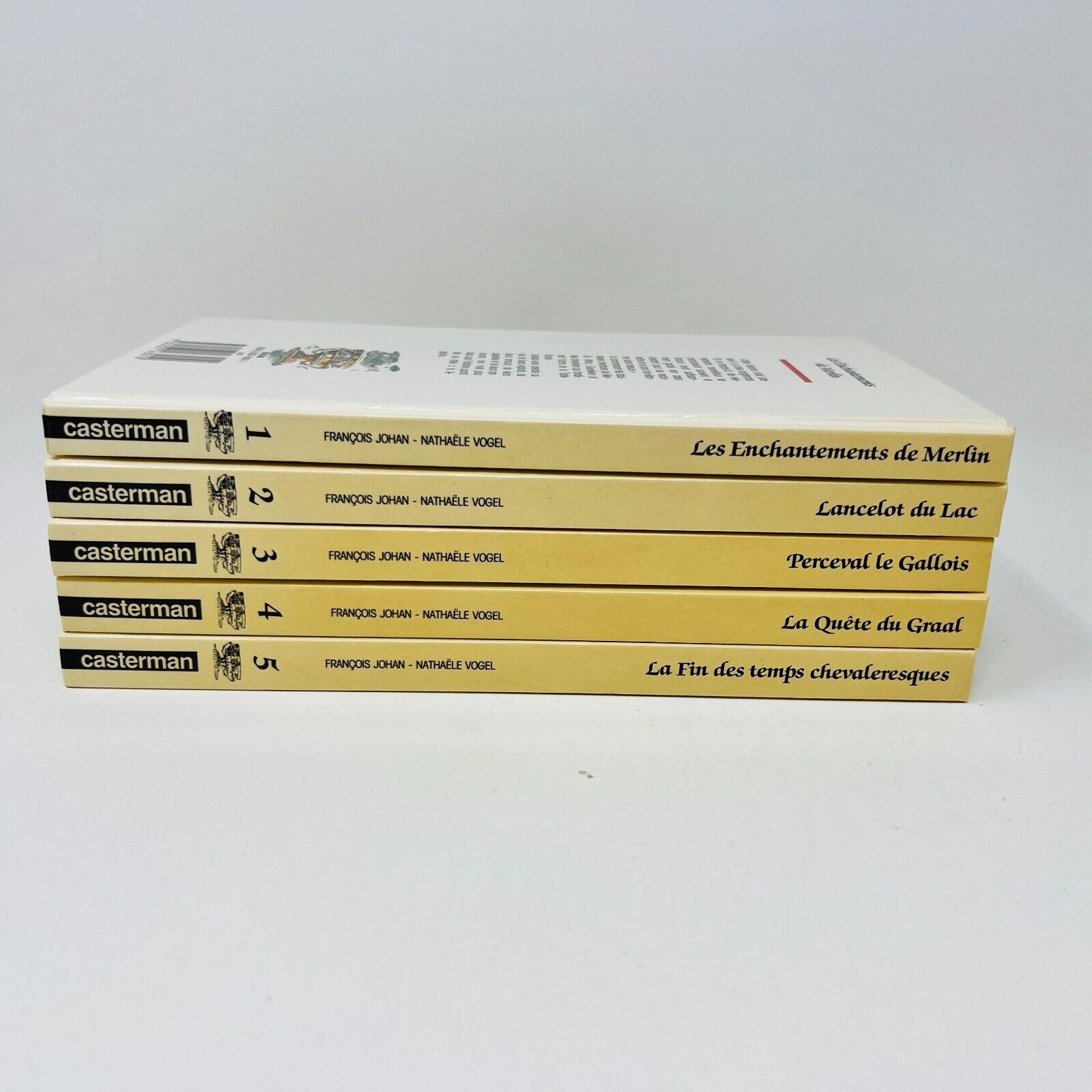 5x Les Chevaliers de la Table Ronde Épopée Casterman Complet Johan/Vogel 1987-88