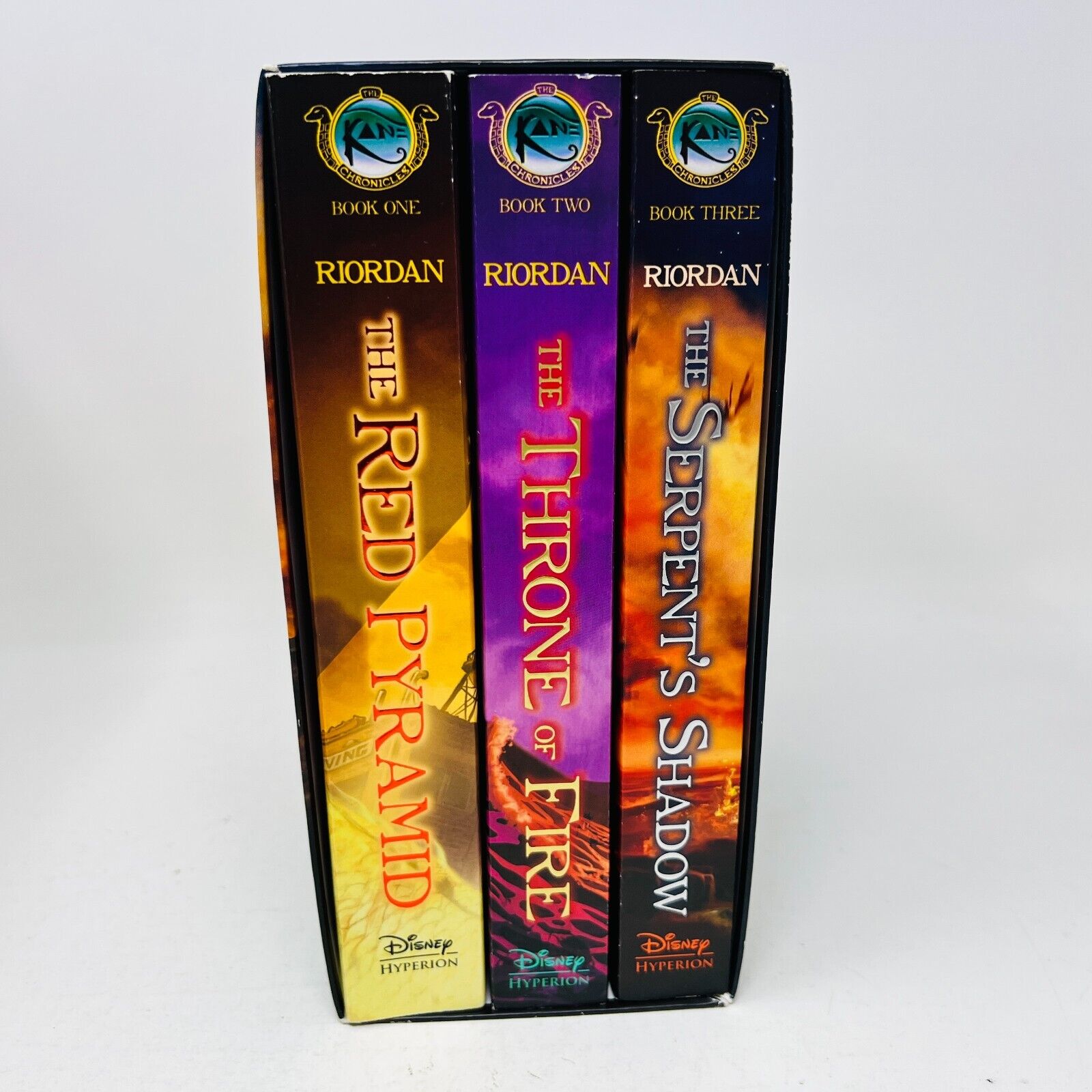 2013 The Kane Chronicles Complete Series Hyperion Box Set by Rick Riordan PB