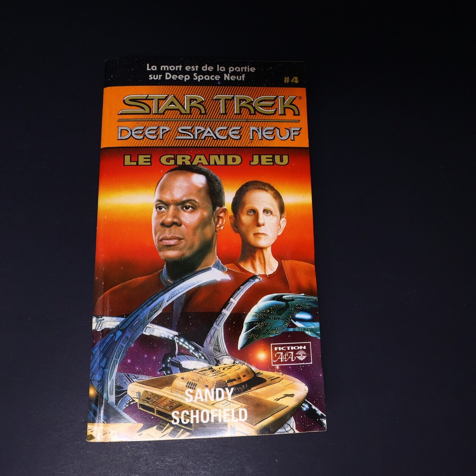 Lot 4 Livres Star Trek #1 3-5 Deep Space Neuf Science-Fiction ADA Français PB
