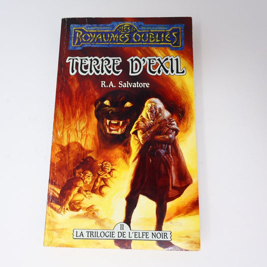 1994 Terre d'Exil Royaumes Oubliés #5 de R. A. Salvatore Forgotten Realms PB 90s