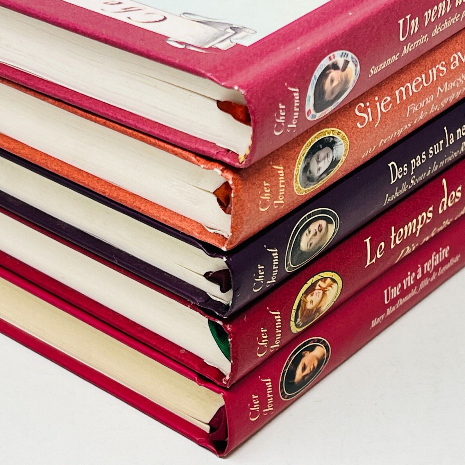 Lot de 5 Cher Journal Scholastic Vent de Guerre Pas sur la Neige Livres Français