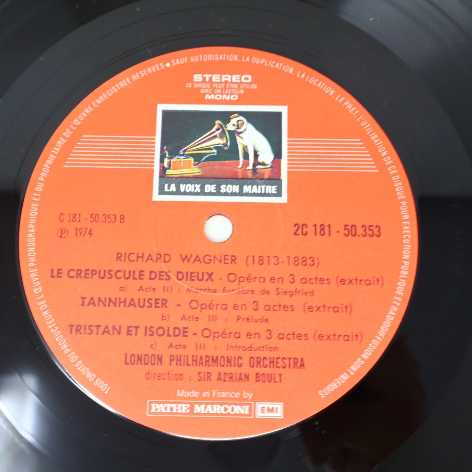 Adrian Boult Richard Wagner New Philharmonia / London 2x LP Record C 181-50352/3
