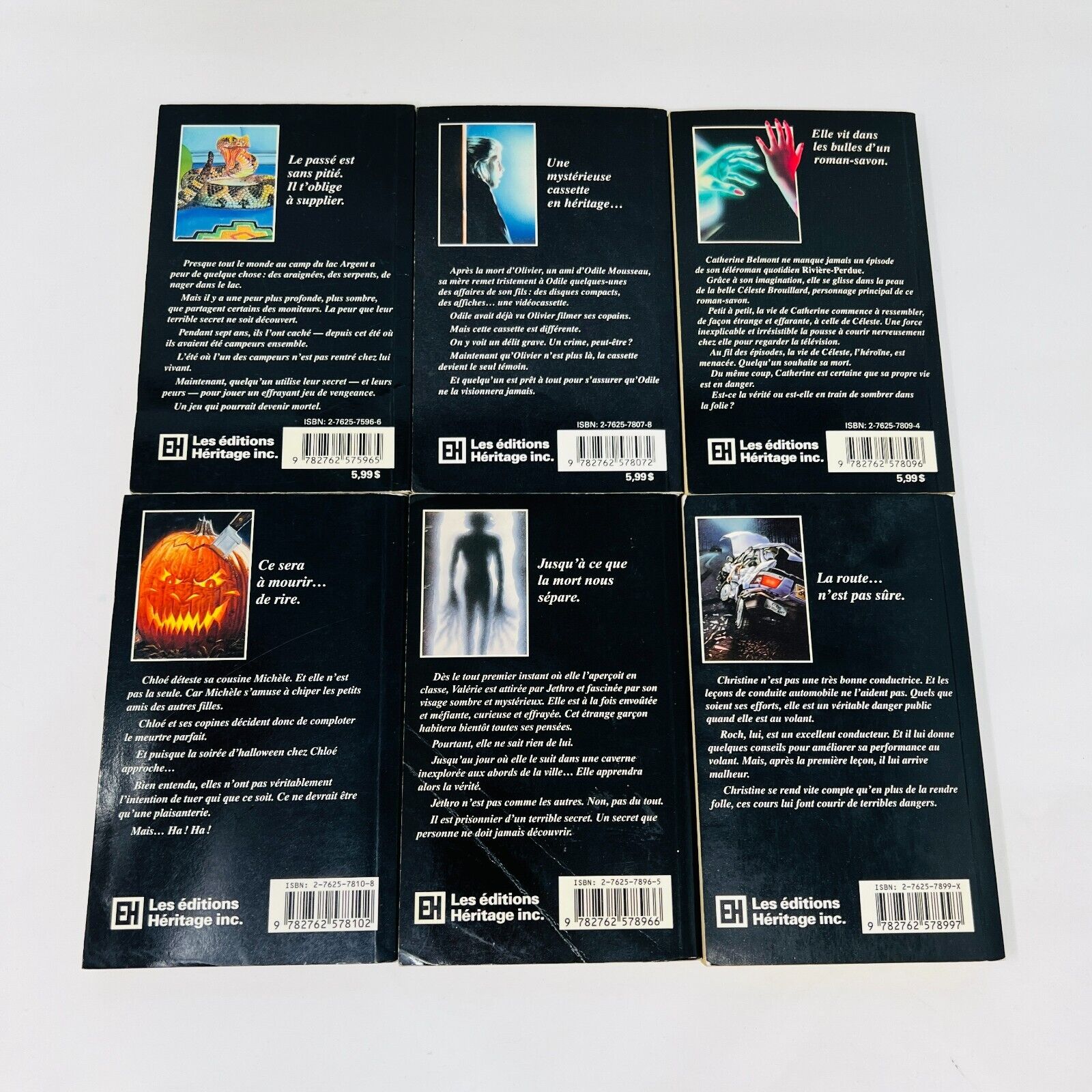 30x Frissons EH Lot Livres Quel Rendez-Vous/La Rouquine/Fenêtre Stine Français