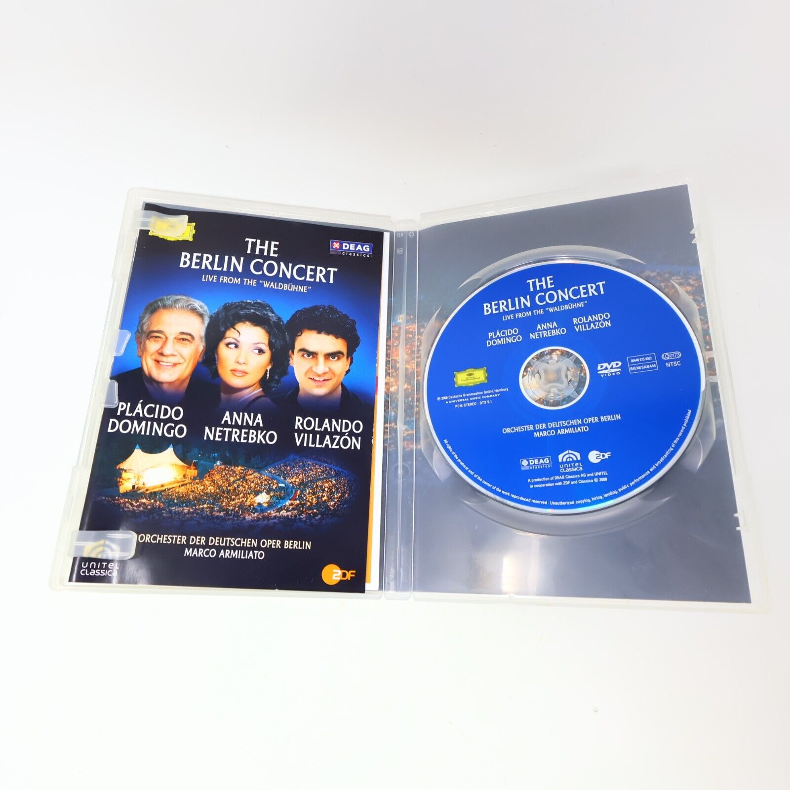 The Berlin Concert Live from the "Waldbühne" DVD Placido Domingo NTSC Tested