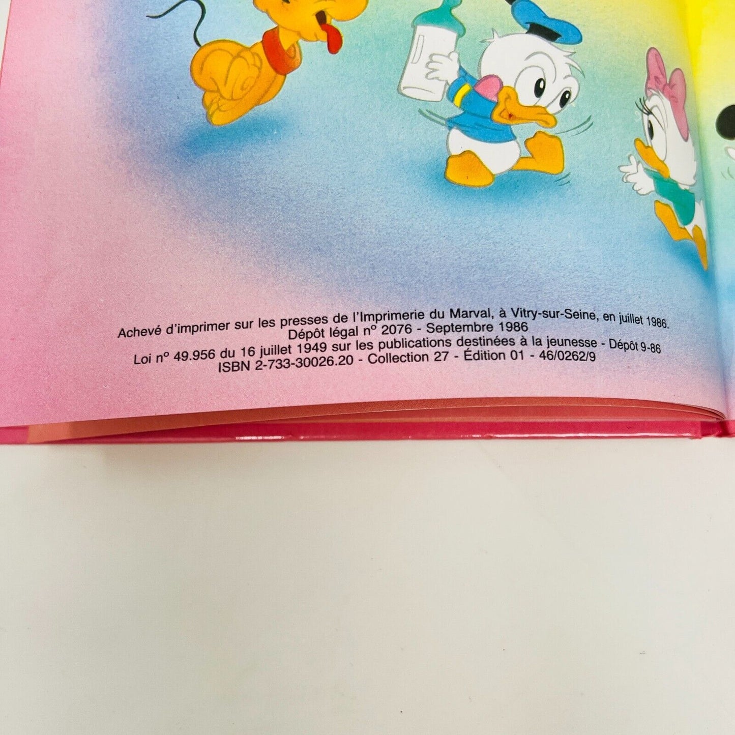 Lot de 5 Mon Livre d'Histoires/D'Images Walt Disney Enfants Français/French 1986