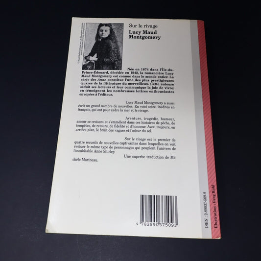 1990 Sur le Rivage de Lucy Maud Montgomery Roman Québec Amérique Français Livre