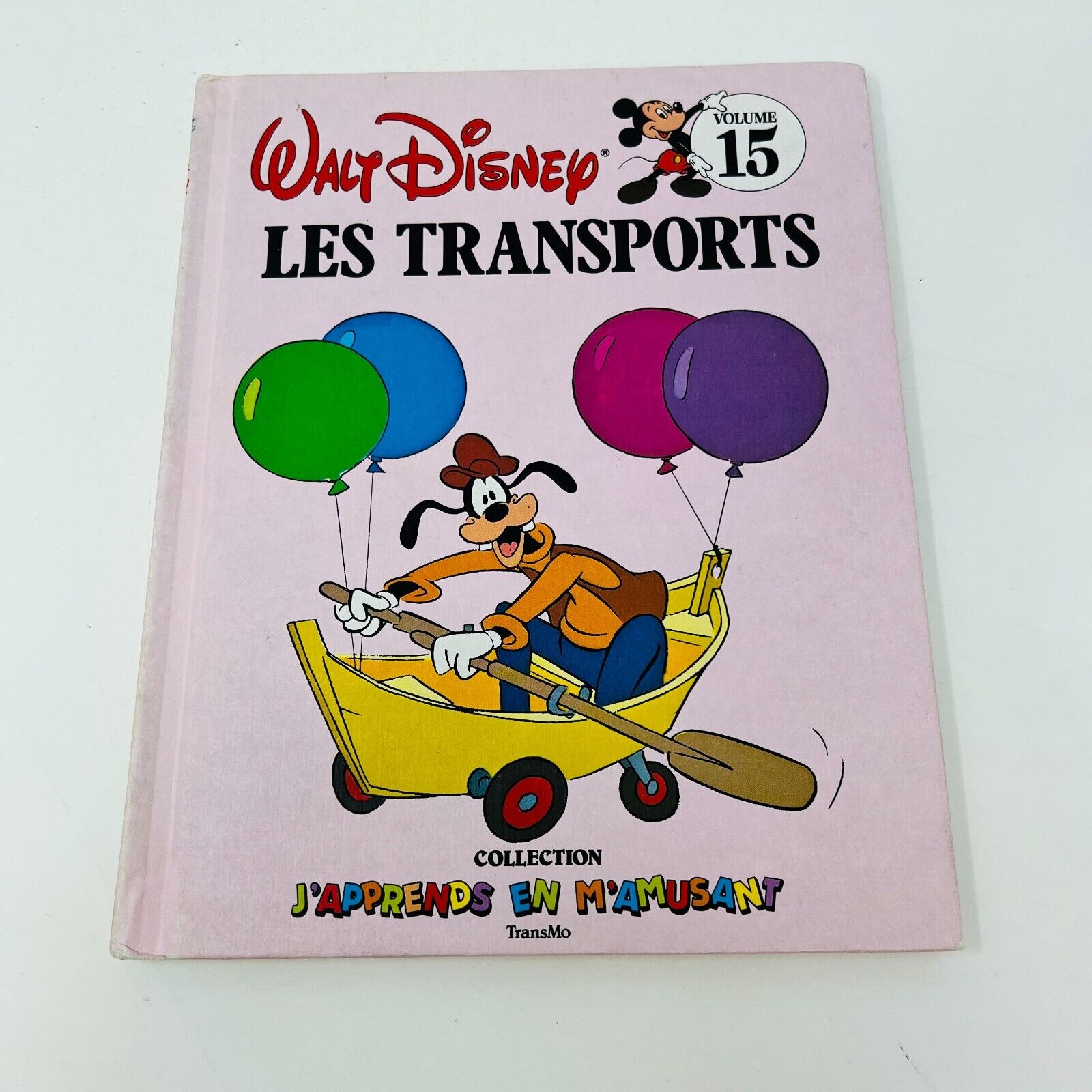 8x J'Apprends en m'Amusant Walt Disney Livres Français/French Children Lot 80s