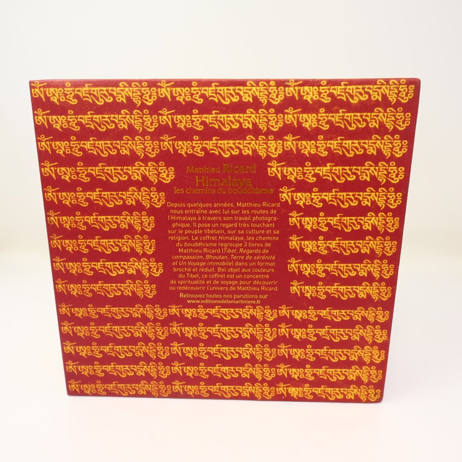 Himalaya les Chemins du Bouddhisme Coffret Matthieu Ricard Martinière 2009 PB