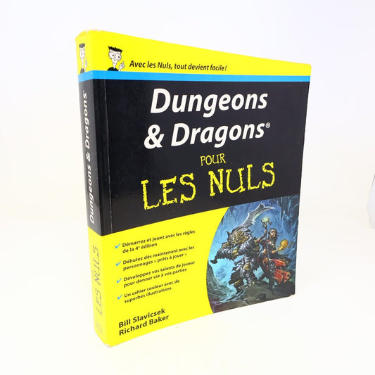 2009 Dungeons & Dragons 4e Edition pour les Nuls Slavicsek/Baker First RPG PB