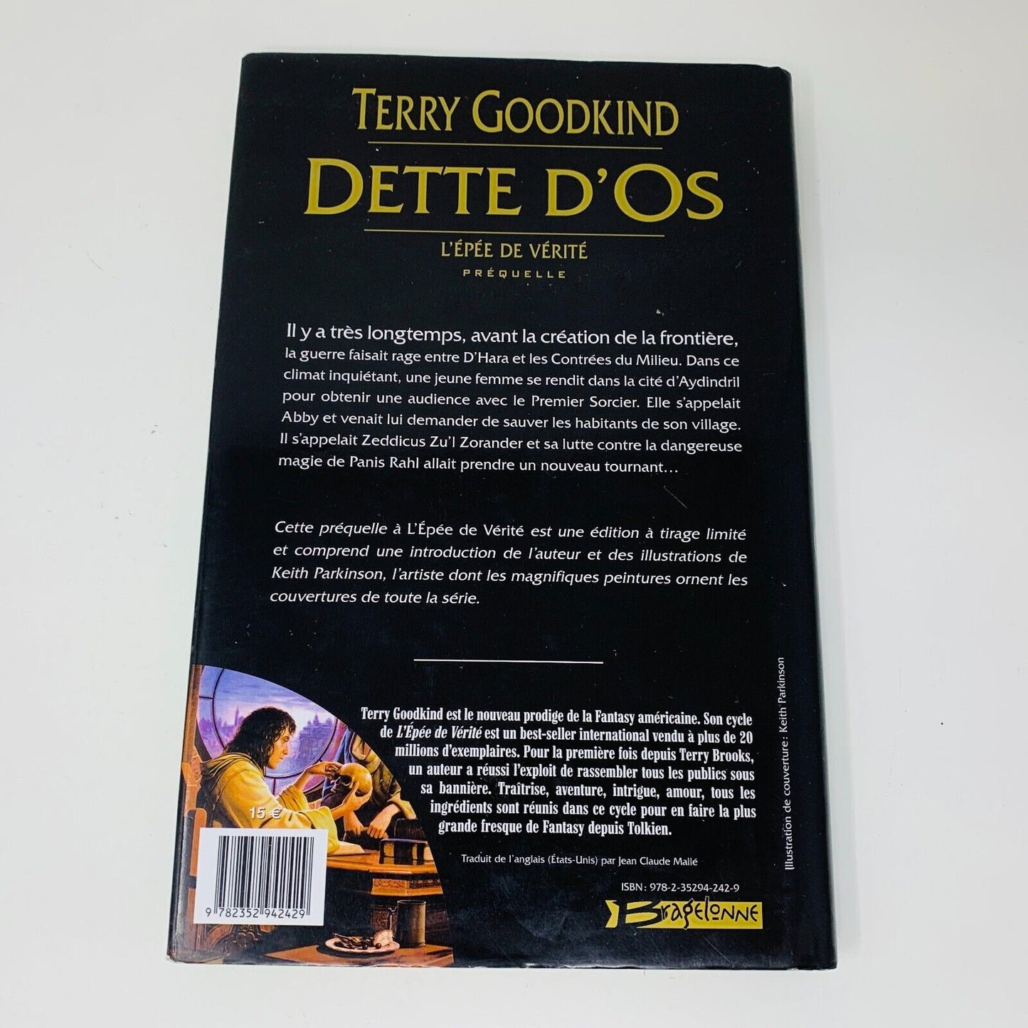 2008 Dette D'Os L'Épée de Vérité Préquelle Bragelonne Terry Goodkind HCDJ French