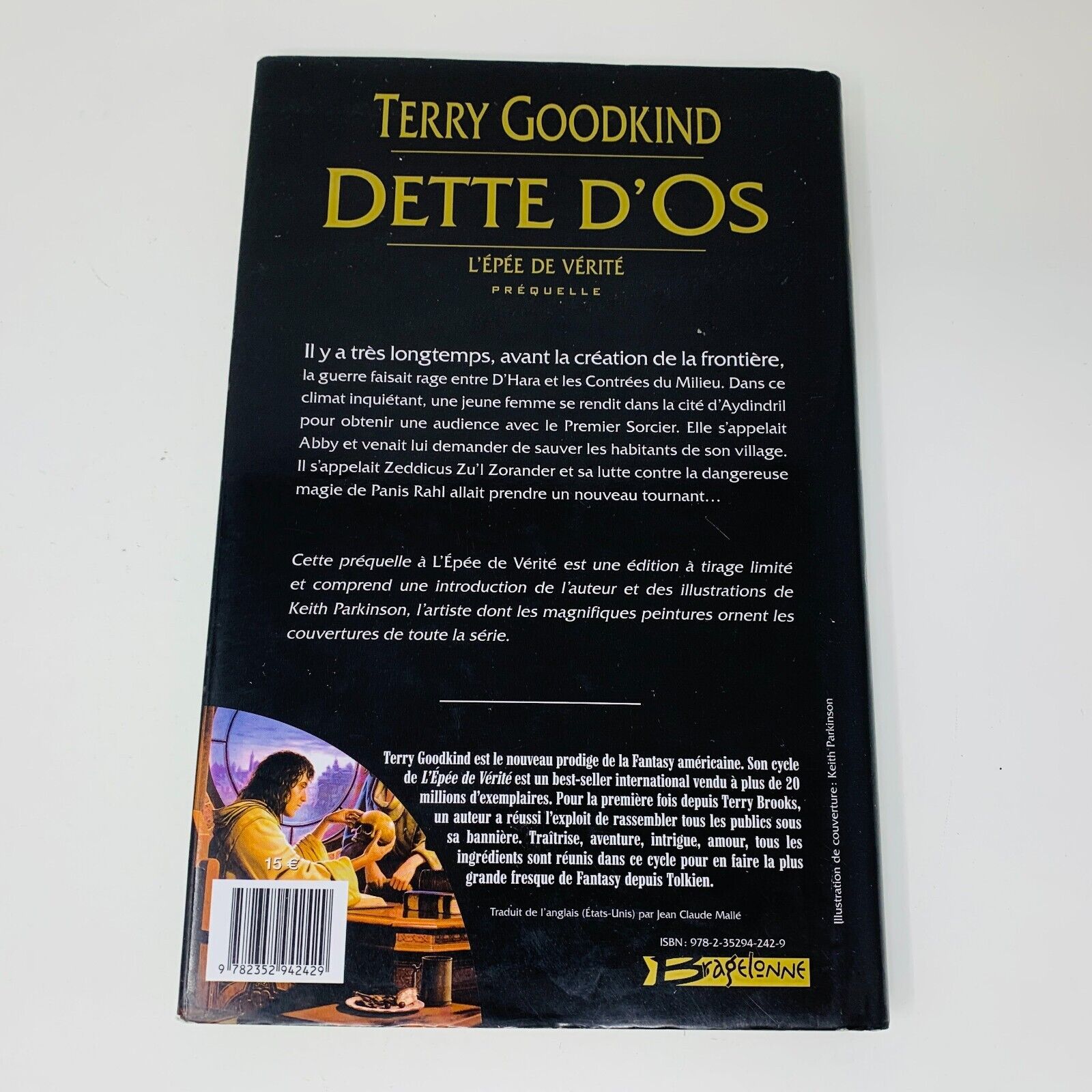 2008 Dette D'Os L'Épée de Vérité Préquelle Bragelonne Terry Goodkind HCDJ French