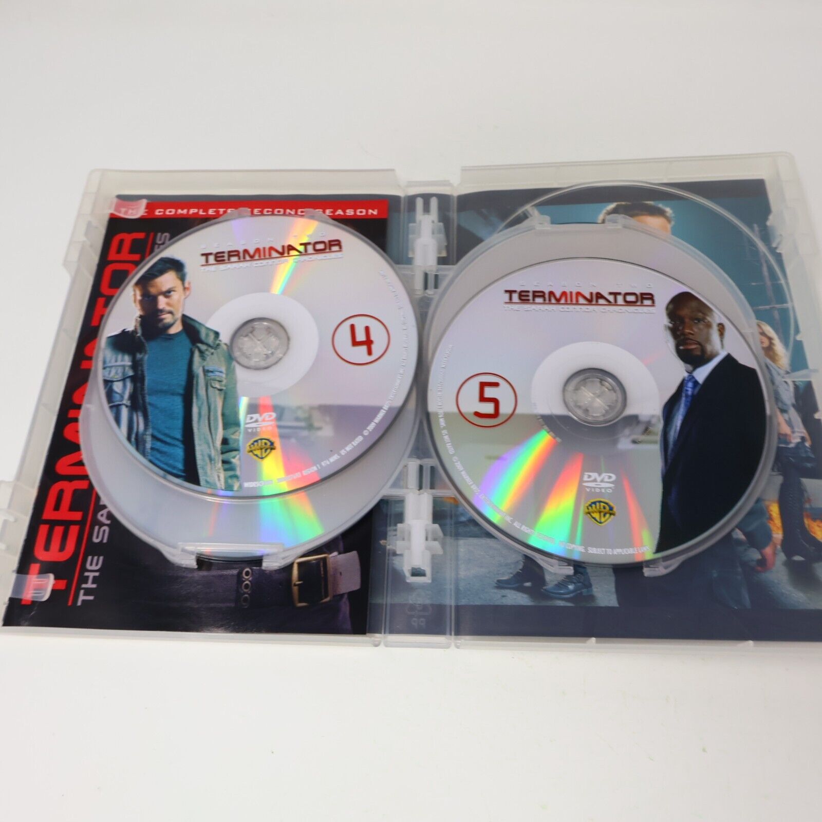 Terminator The Sarah Connor Chronicles Season 2 DVD Tested NTSC Lena Headey 16:9