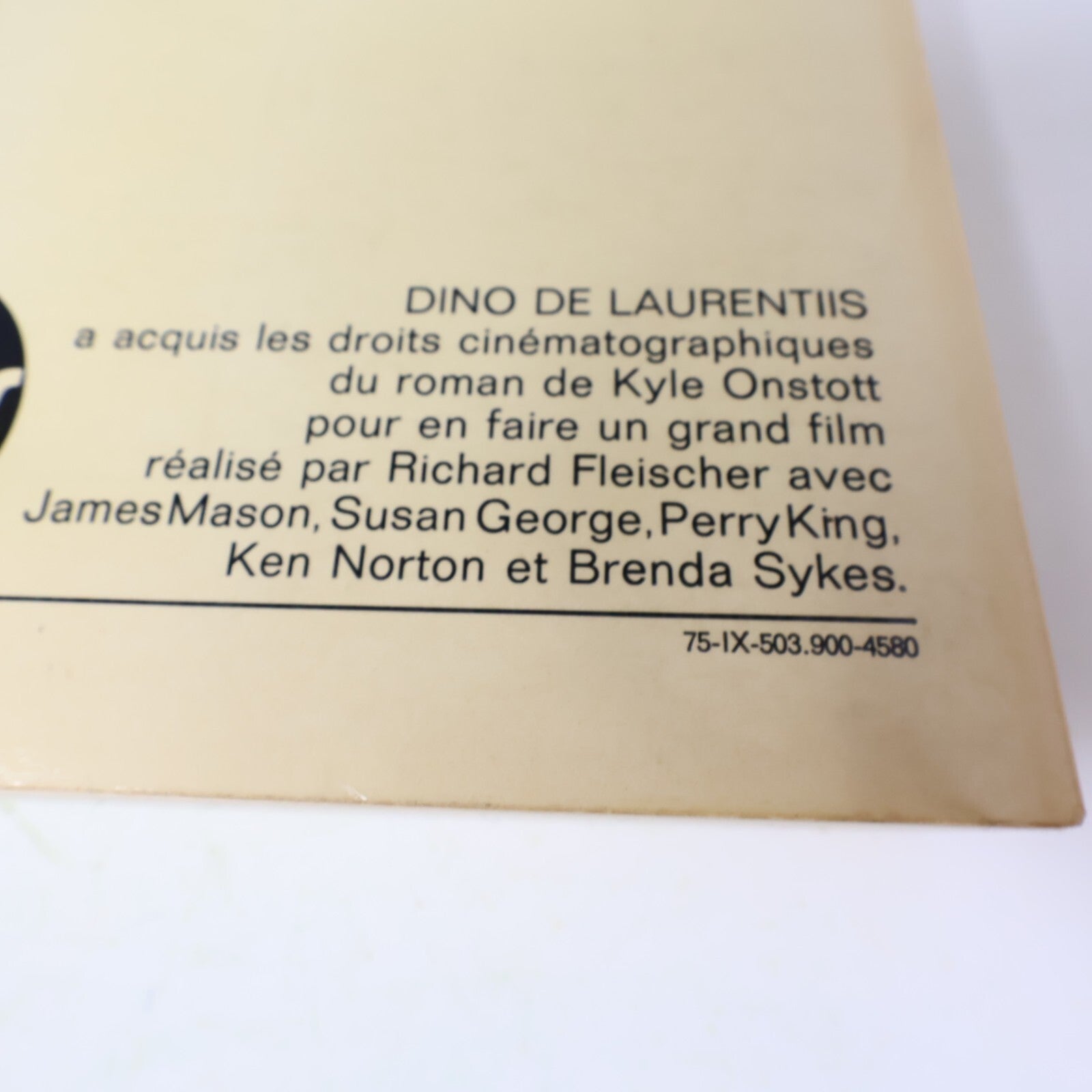 1975 Mandigo Kyle Onstott Robert Laffont Littérature Américaine Roman États-Unis