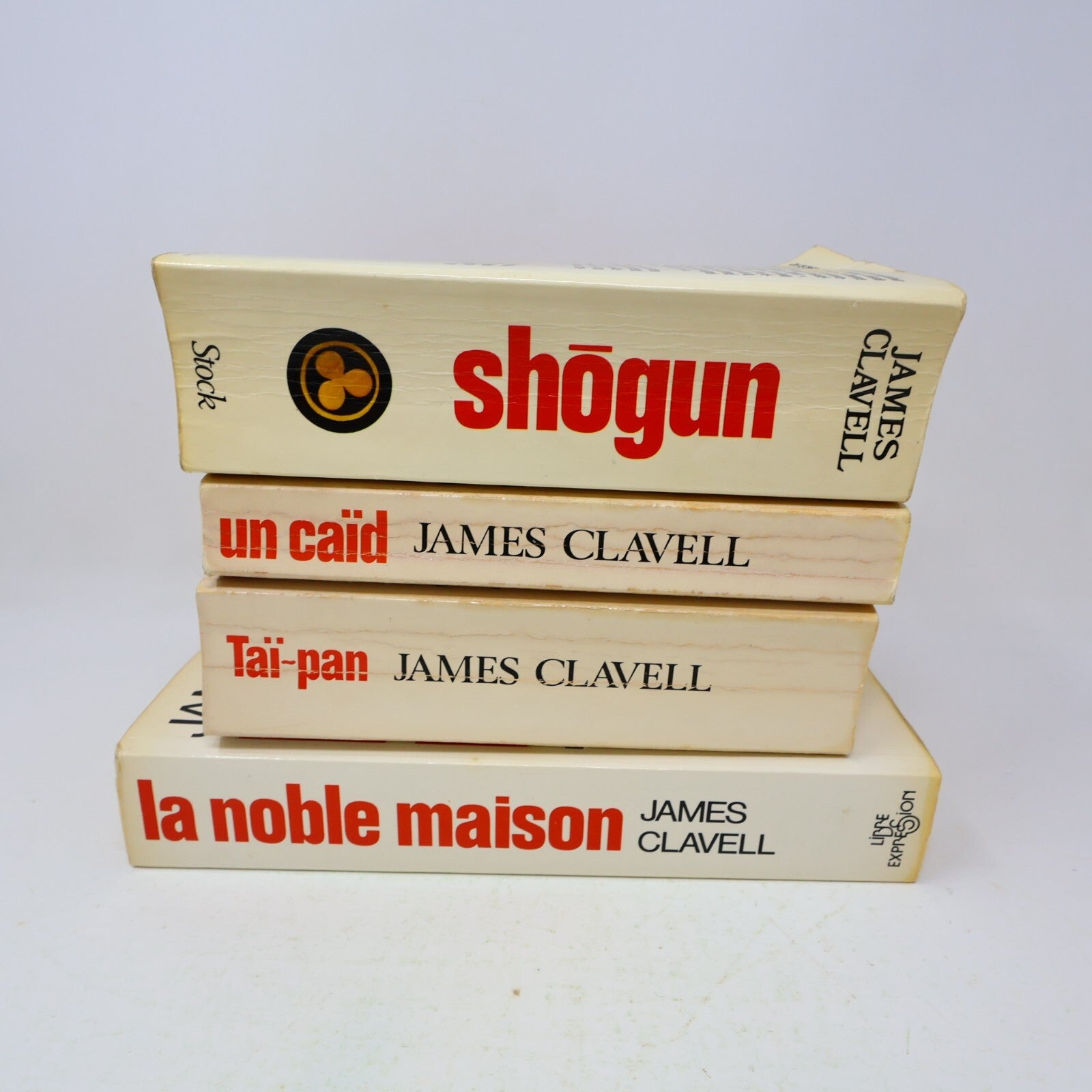 James Clavell Lot 4 Livres Shōgun/Caïd/Taï-Pan/Noble Maison Français French PB