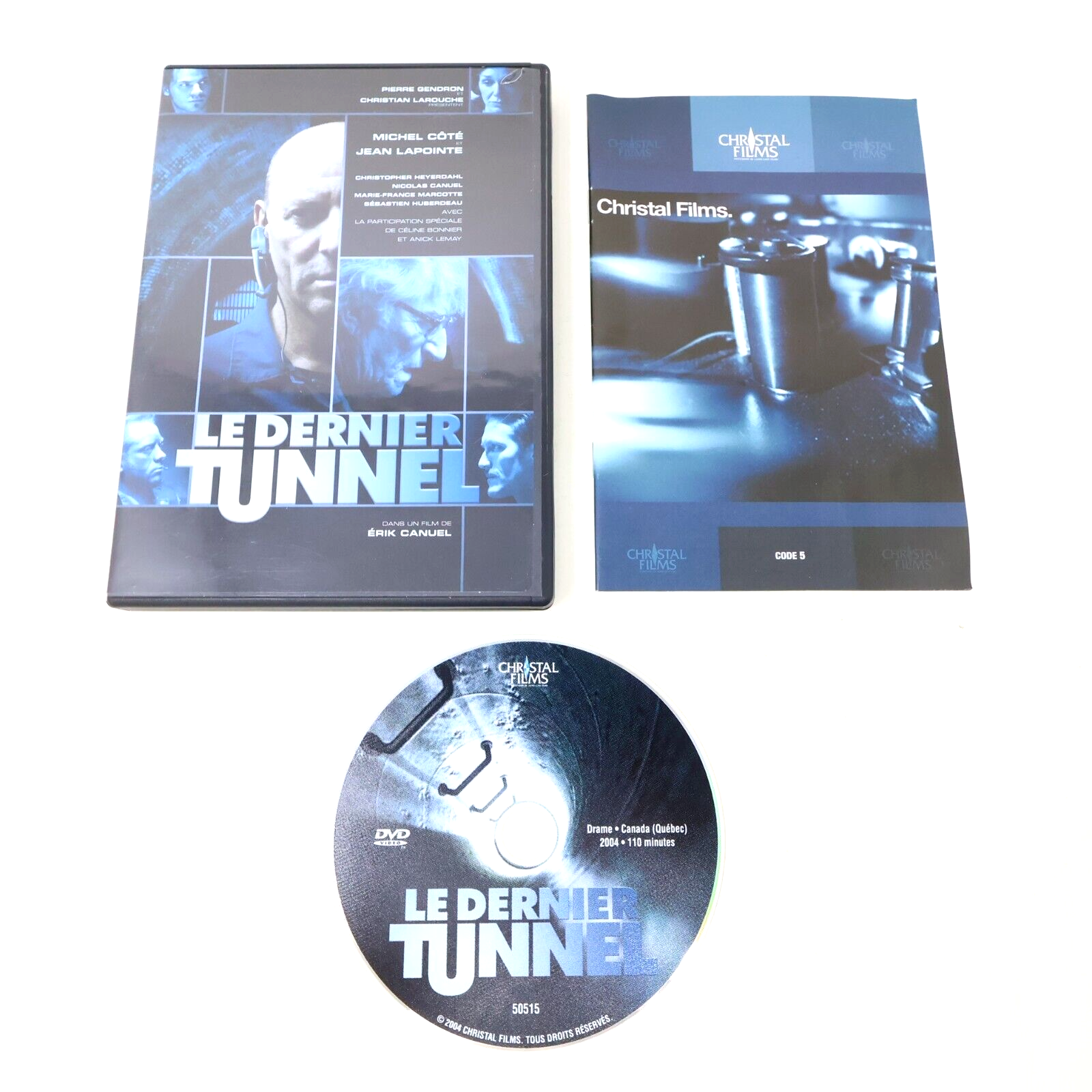 Le Dernier Tunnel DVD Michel Côté Jean Lapointe Érik Canuel Testé NTSC 2004 16:9