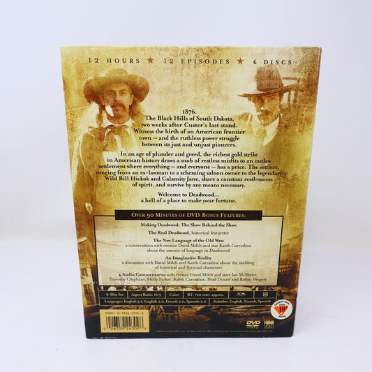 Deadwood DVD The Complete First Season HBO TV Series NTSC 16:9 English/Français