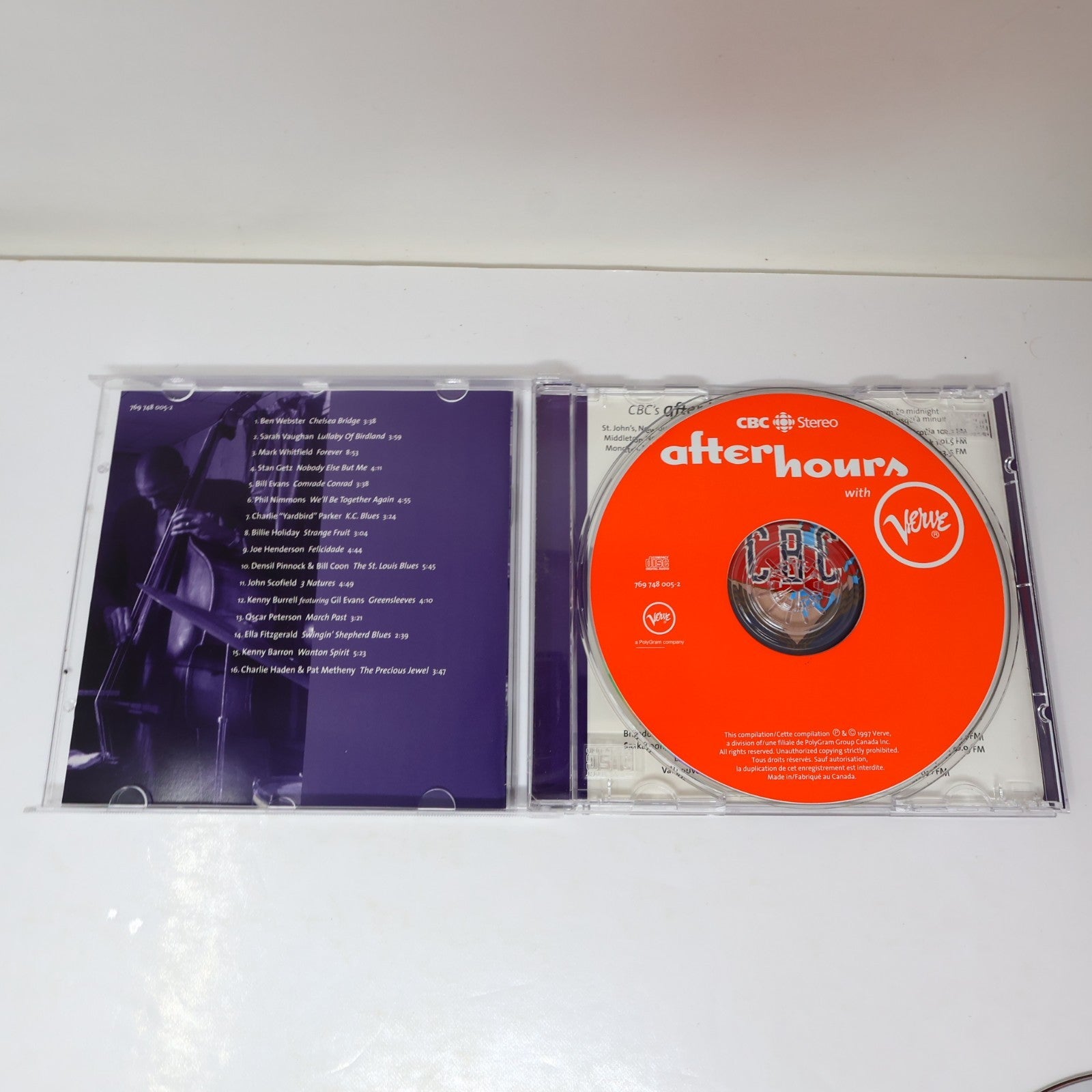 CBC's After Hours 2 CD Lot Ross Porter's After Hours/Blue Note Collection #2 90s