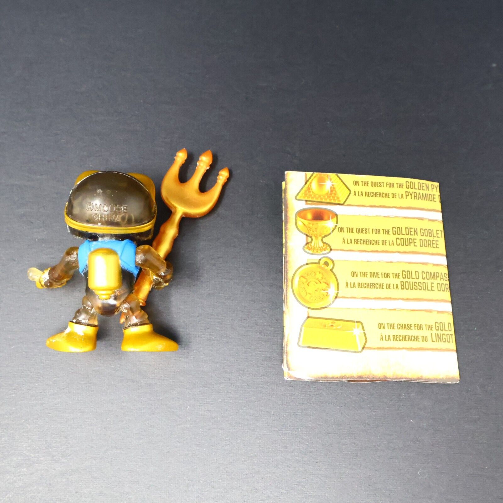 Treasure X Gold-Fin Rare Crystal Figure Scuba Scavenger Moose Toy Collectible