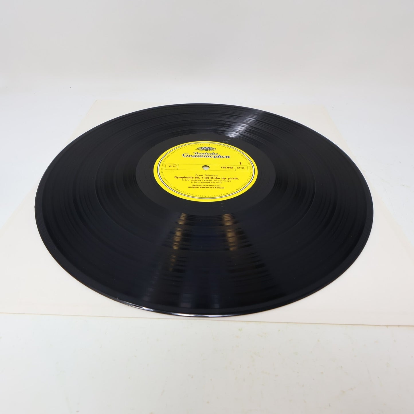 Herbert von Karajan Schubert Symphonie Nr. 7 (9)  Berliner LP Record 139 043
