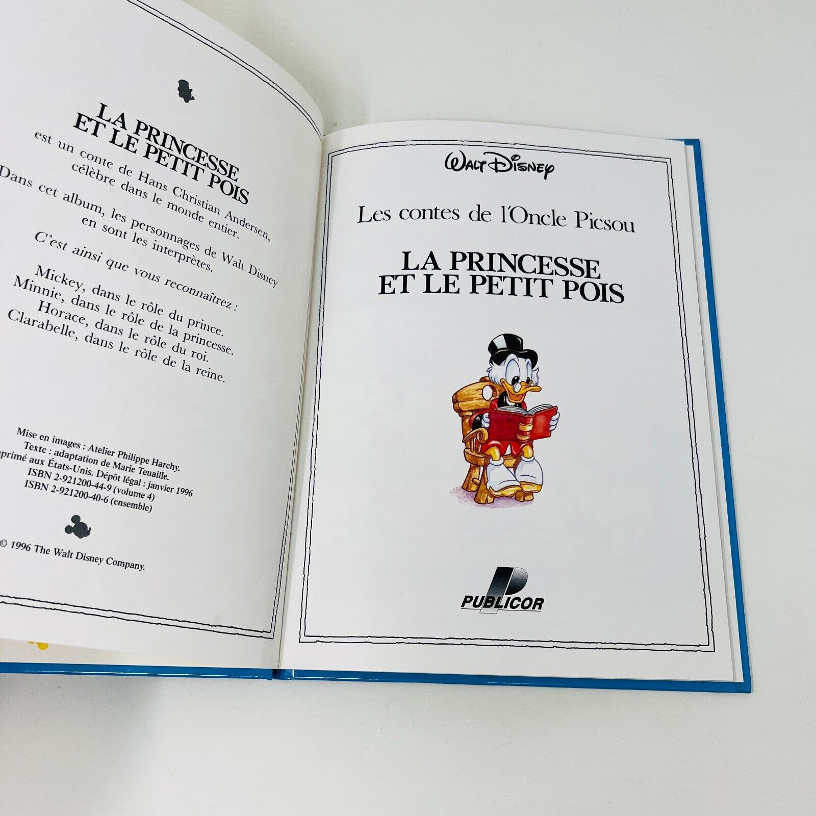 8x Les Contes de l'Oncle Picsou Walt Disney Publicor Lot Livres Français 90s