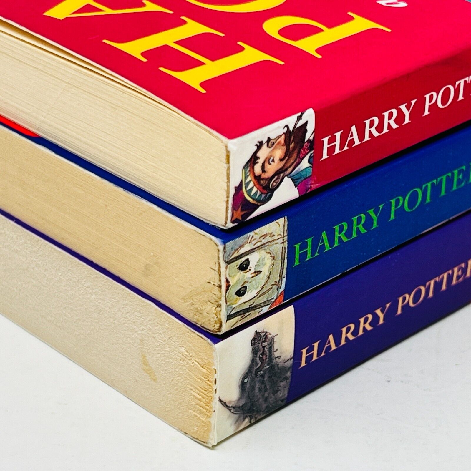 Harry Potter #1-2-3 Lot of Raincoast Paperback Books Rowling Philosopher's Stone