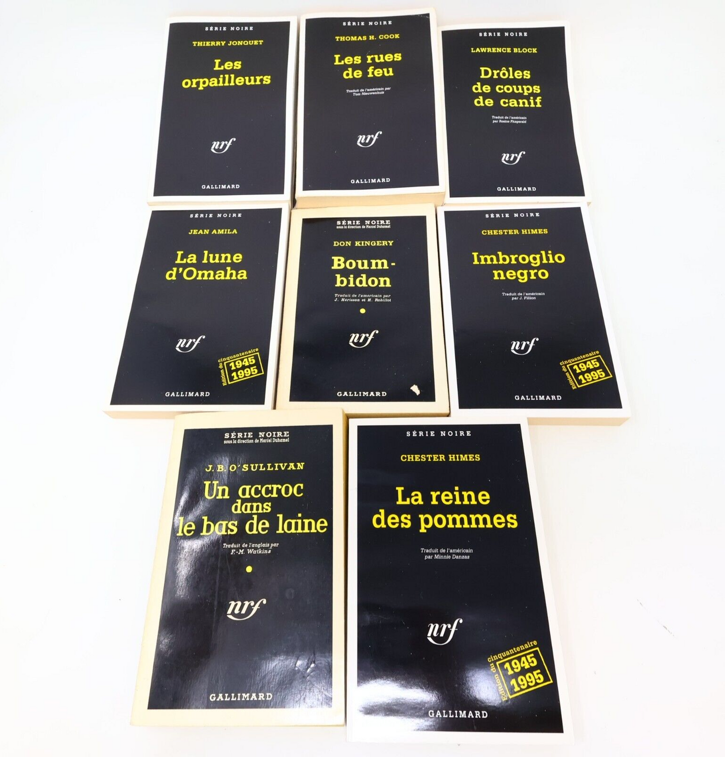 Collection Série Noire nrf Lot 32 Livres Français French Gallimard Paperback PB