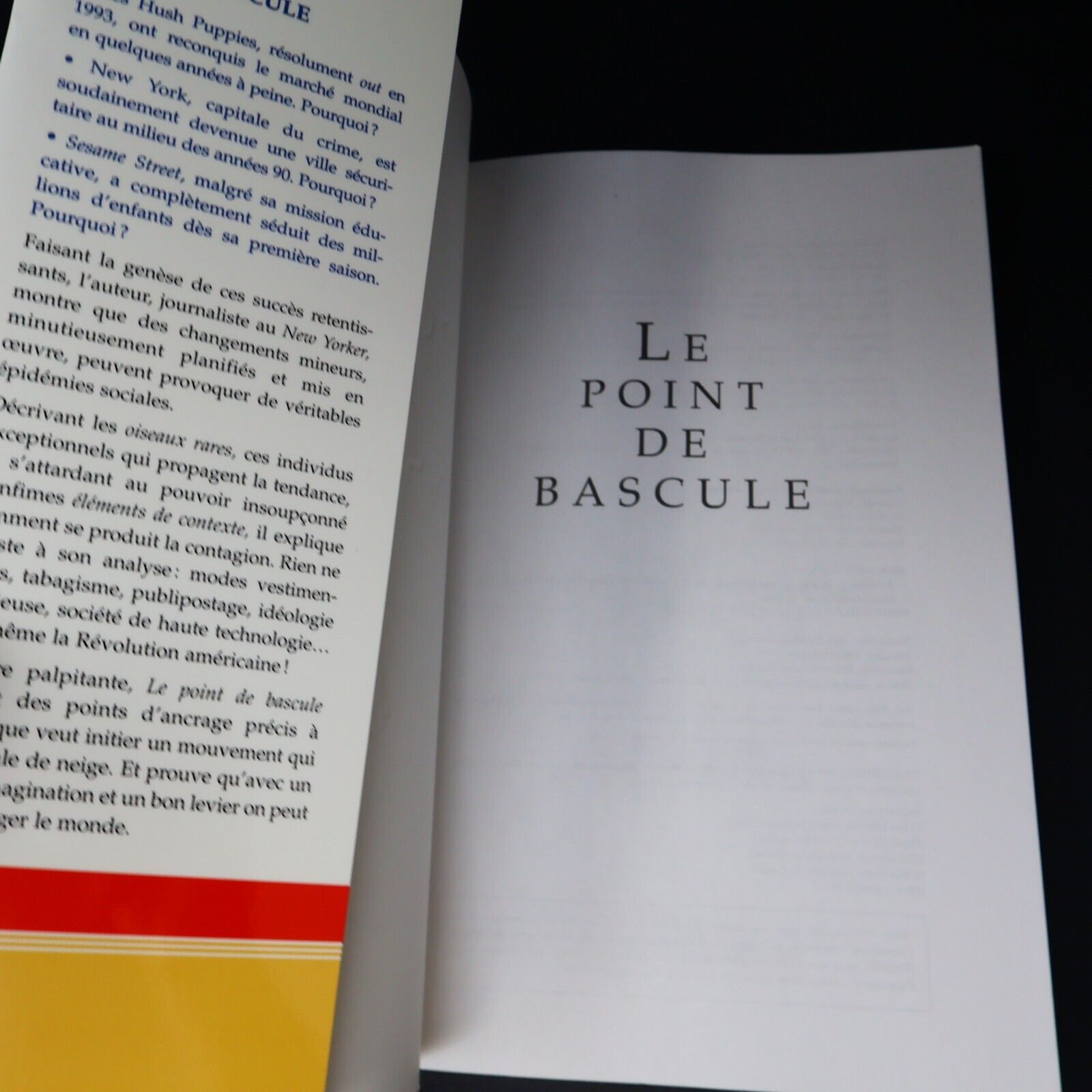 Lot 2 Livres Les Prodiges & Le Point de Bascule de Malcolm Gladwell Affaires
